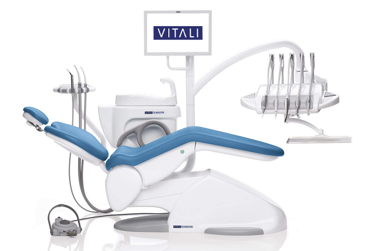 riunito odontoiatrico T5-master azzurro
