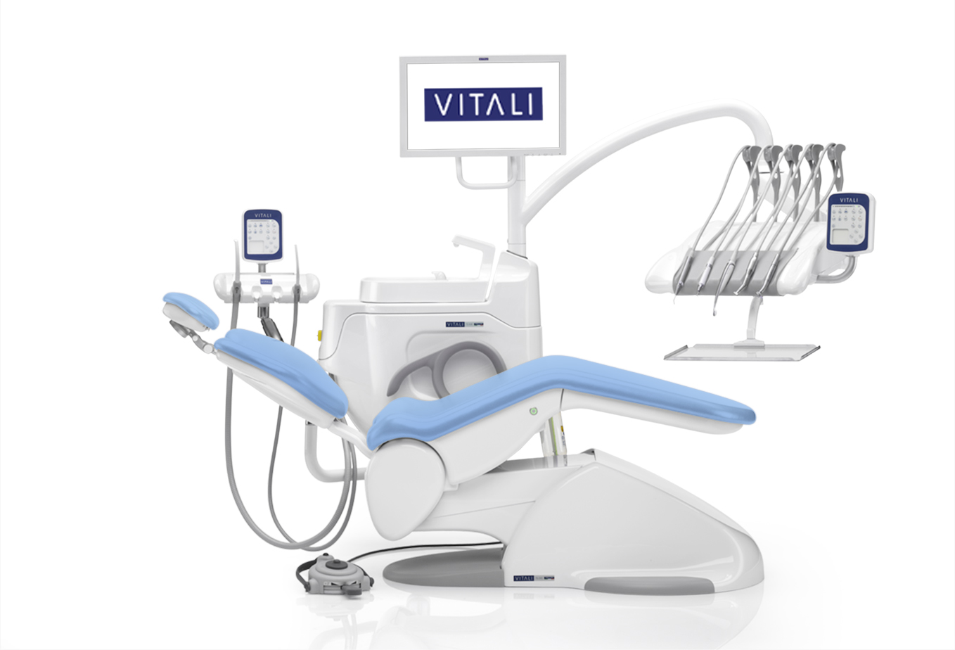 riunito odontoiatrico T5 azzurro