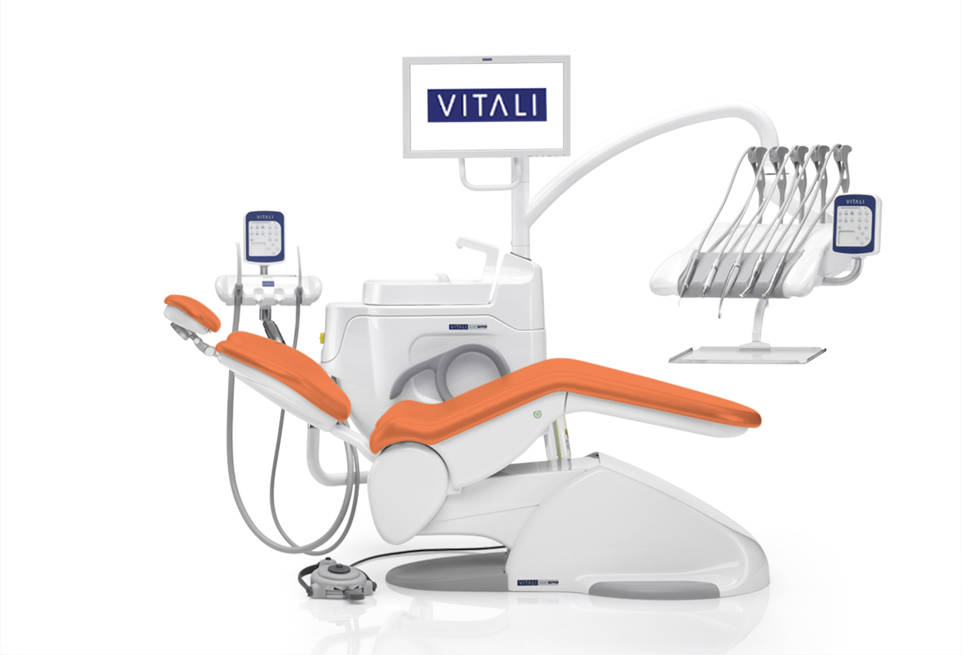 riunito odontoiatrico T5 arancione